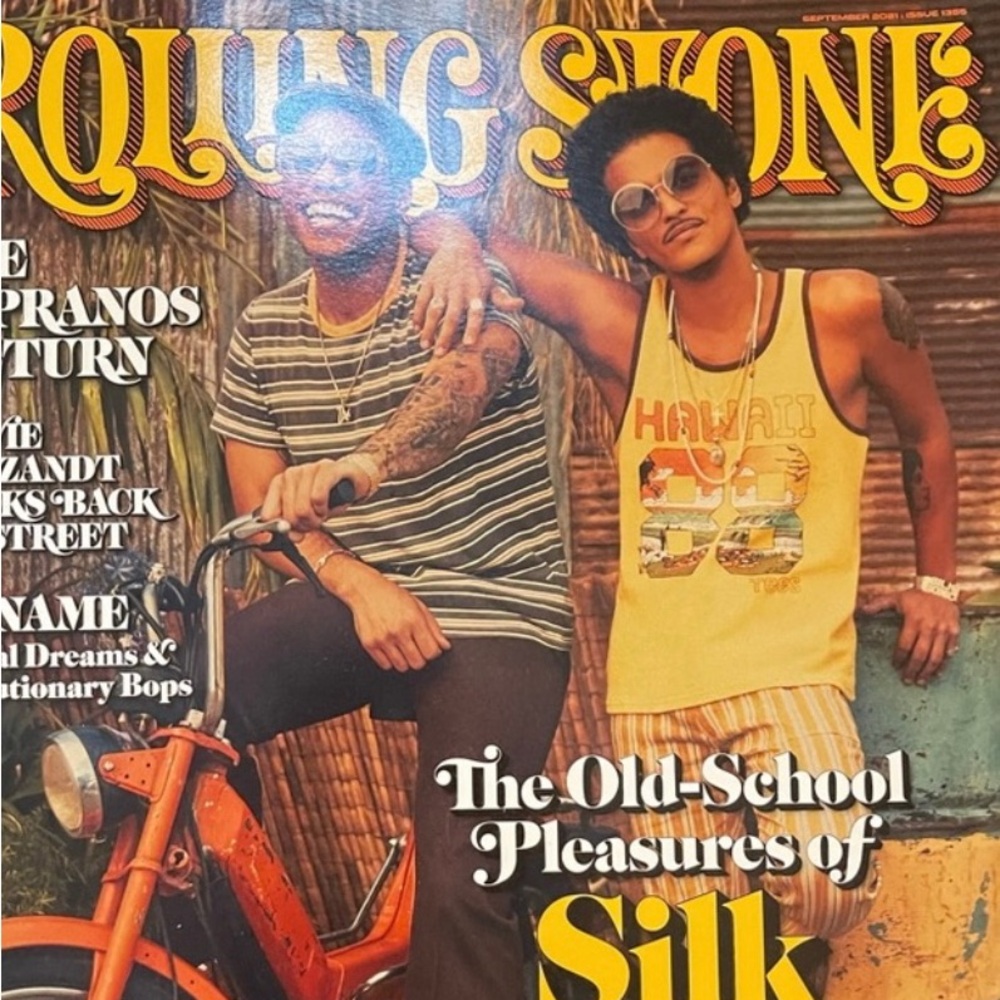 Rolling Stone Magazine September 2021 Silk Sonic Cover